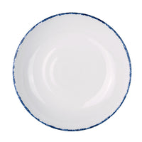 Utopia | Tableware | Blue Dapple Coupe Bowl 21.6cm 79.8cl (8 1/2" 27oz) | Bespoke77