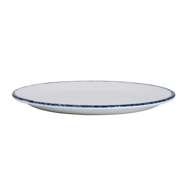 Utopia | Tableware | Blue Dapple Coupe Plate 20.3cm (8") | Bespoke77