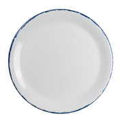 Utopia | Tableware | Blue Dapple Coupe Plate 25.4cm (10") | Bespoke77