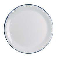 Utopia | Tableware | Blue Dapple Coupe Plate 25.4cm (10") | Bespoke77
