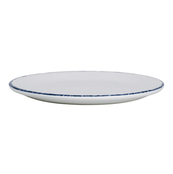 Utopia | Tableware | Blue Dapple Coupe Plate 15.2cm (6") | Bespoke77