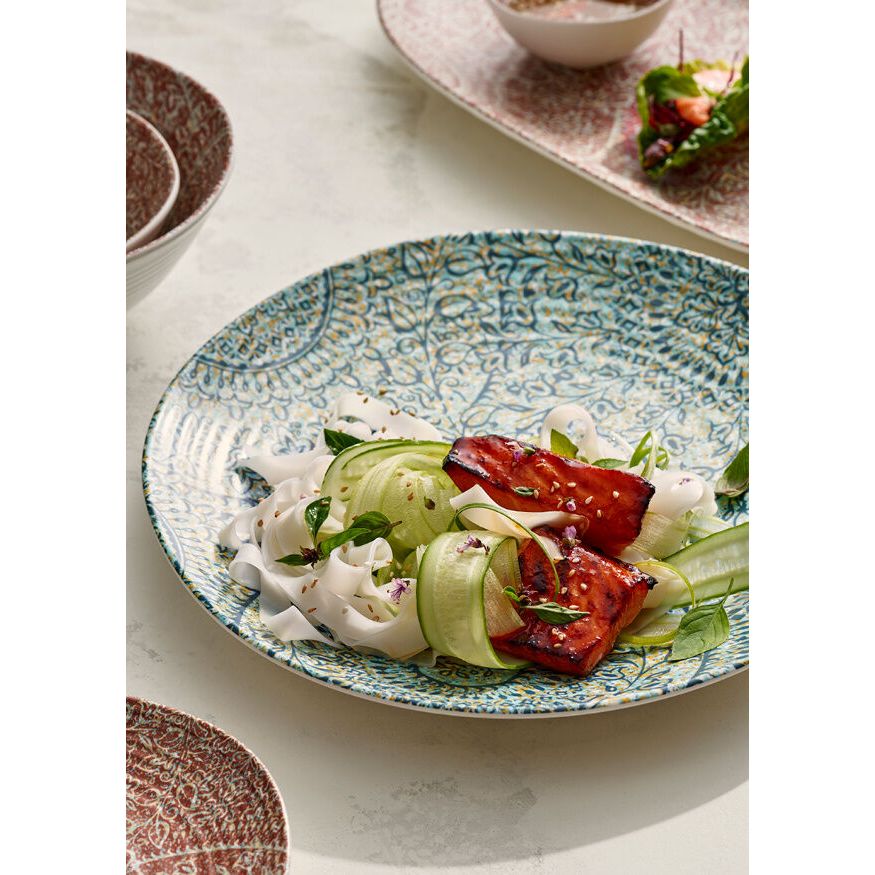 Utopia | Tableware | Solano Azure Bowl 13.97cm 37.7cl (5 1/2" 12 3/4oz) | Bespoke77