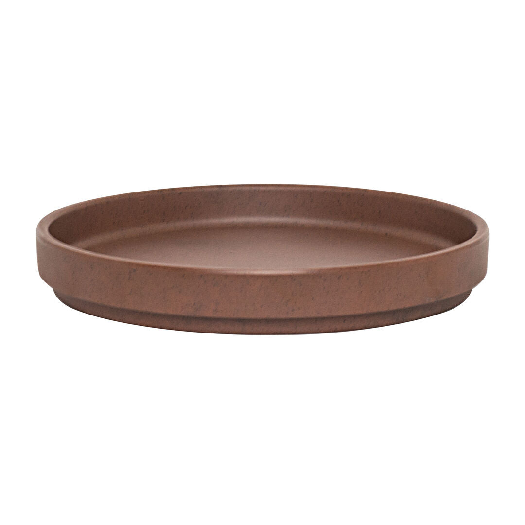 Utopia | Tableware | Cali Redwood Stack Plate 15.9 x 2.2cm (6 1/4 x 7/8") | Bespoke77