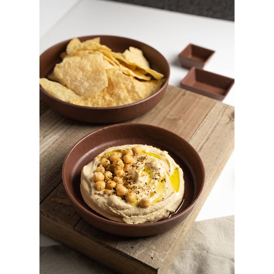 Utopia | Tableware | Cali Redwood Stack Plate 15.9 x 2.2cm (6 1/4 x 7/8") | Bespoke77