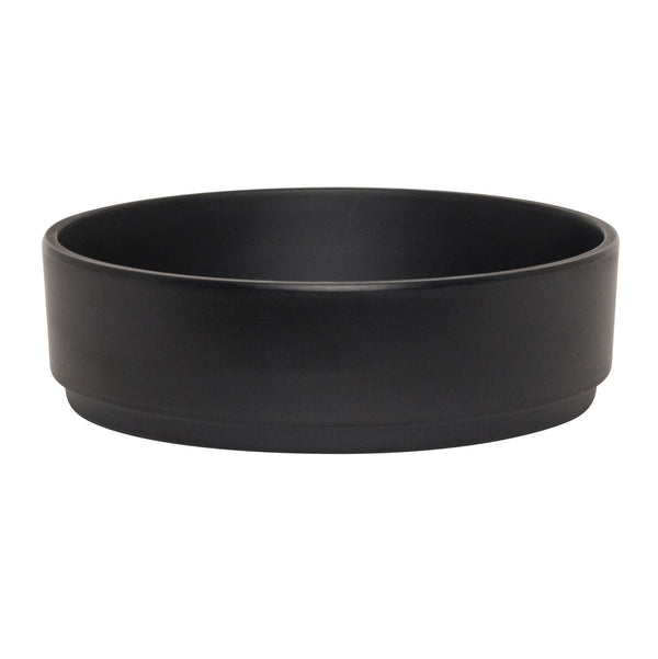 Utopia | Tableware | Cali Black Stack Bowl 15.9 x 4.8cm 59cl (6 1/4 x 1 7/8" 20oz) | Bespoke77