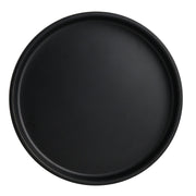 Utopia | Tableware | Cali Black Stack Plate 15.9 x 2.2cm (6 1/4 x 7/8") | Bespoke77