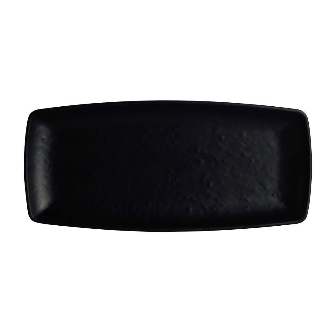 Utopia | Tableware | Cali Black Rectangle Plate 24.1 x 11cm  (9 1/2 x 4 1/3" ) | Bespoke77