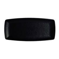 Utopia | Tableware | Cali Black Rectangle Plate 24.1 x 11cm  (9 1/2 x 4 1/3" ) | Bespoke77