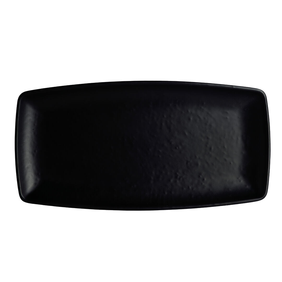 Utopia | Tableware | Cali Black Rectangle Plate 33 x 16.5cm  (13 x 6 1/2" ) | Bespoke77