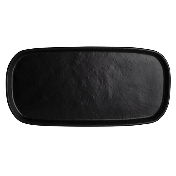 Utopia | Tableware | Cali Black Rectangle Tray 36.8 x 17.7cm (14 1/2 x 7") | Bespoke77