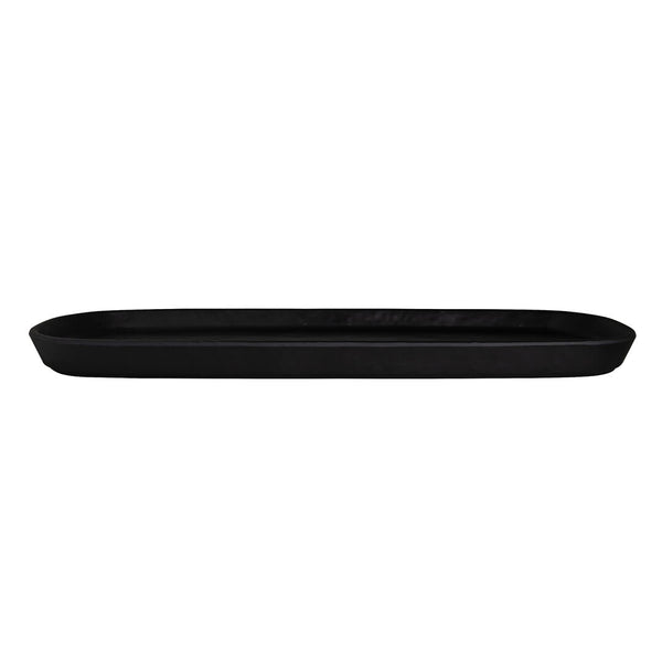 Utopia | Tableware | Cali Black Rectangle Tray 36.8 x 17.7cm (14 1/2 x 7") | Bespoke77