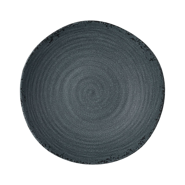Utopia | Buffet | Pompeii Slate Medium Shallow Round Bowl 29.8 x 6.7cm 2.5ltr (11 3/4 x 2 5/8" 2/3qrt) | Bespoke77