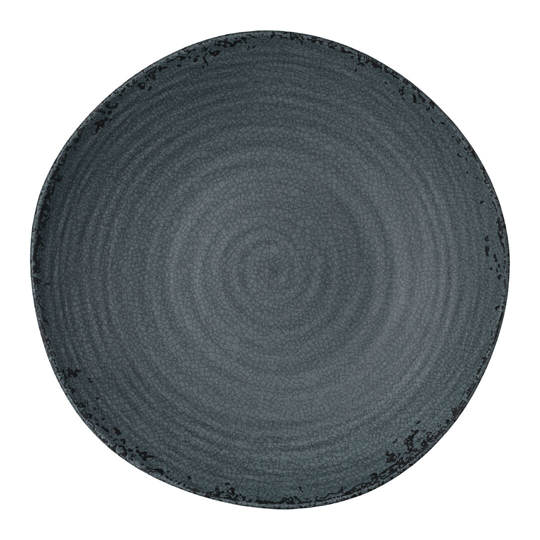 Utopia | Buffet | Pompeii Slate Large Shallow Round Bowl 35.9 x 6.7cm 4.5ltr (14 1/7 x 2 2/3" 4 3/4qrt) | Bespoke77