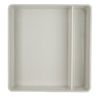 Utopia | Tableware | Nu Bento Grey and White Box 26.6 x 25.4 x 7.0cm (10 1/2 x 10 x 2 3/4") | Bespoke77