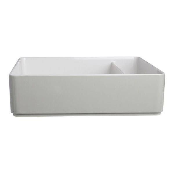 Utopia | Tableware | Nu Bento Grey and White Box 26.6 x 25.4 x 7.0cm (10 1/2 x 10 x 2 3/4") | Bespoke77