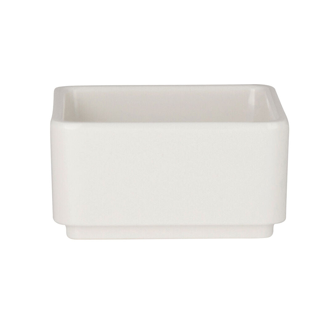 Utopia | Tableware | Nu Bento White Square Ramekin 7.6 x 3.8cm 13.2cl (3 x 1 1/2" 4 1/2oz) | Bespoke77