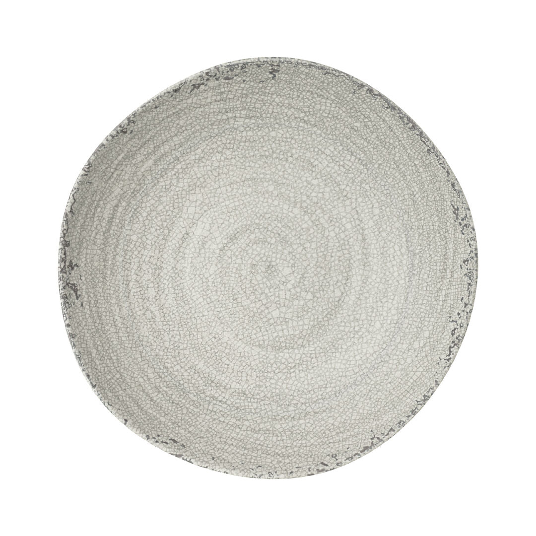 Utopia | Buffet | Pompeii Stone Medium Shallow Round Bowl 29.8 x 6.7cm 2.5ltr (11 3/4 x 2 5/8" 2/3qrt) | Bespoke77