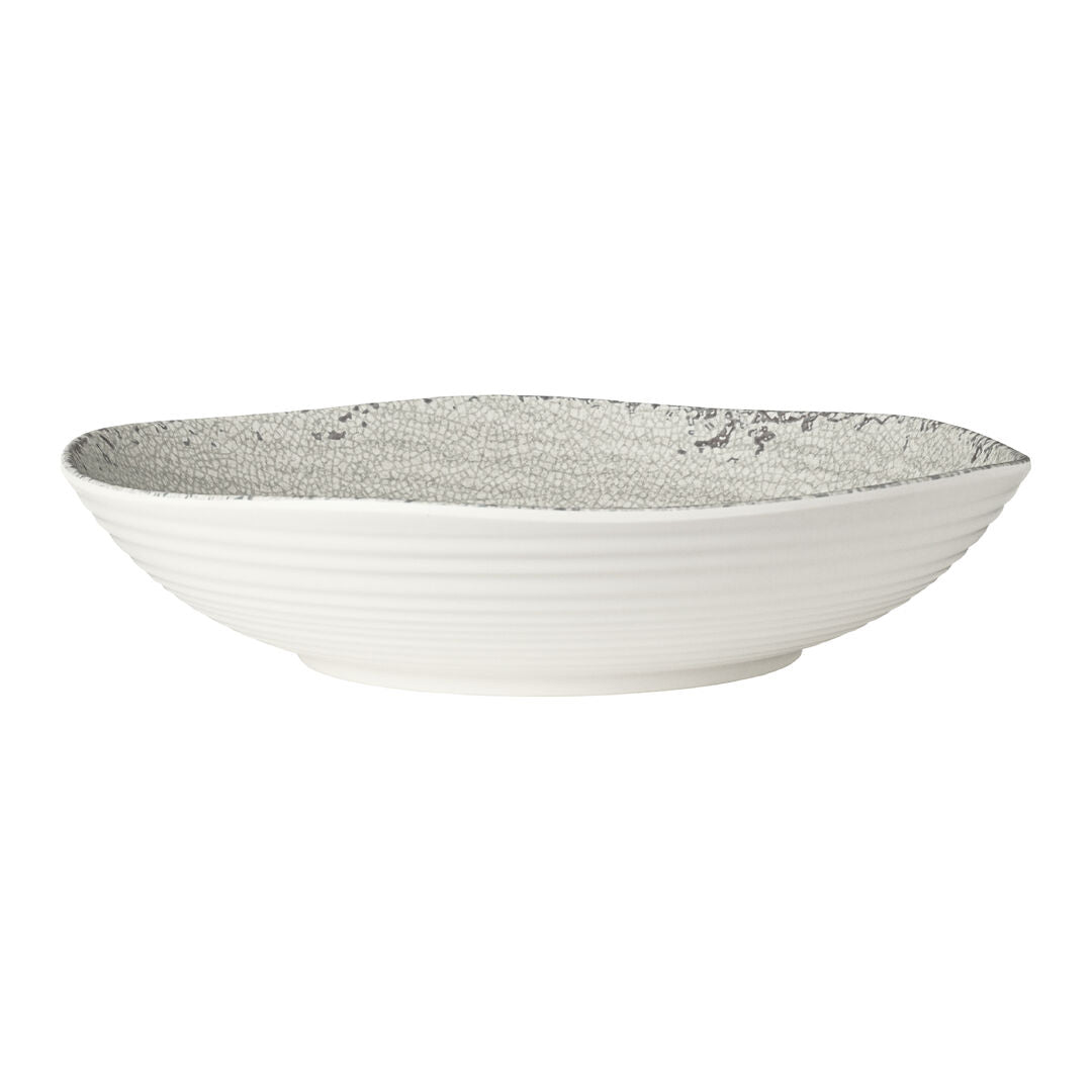 Utopia | Buffet | Pompeii Stone Large Shallow Round Bowl 35.9 x 6.7cm 4.5ltr (14 1/7 x 2 2/3" 4 3/4qrt) | Bespoke77