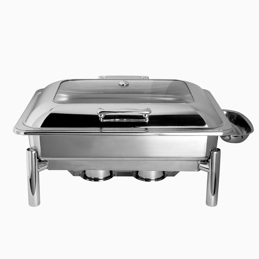 Creations Rectangle Chafing Dish With Stand 57.2 x 43.2 x 29.8cm 7.6ltr (22 1/2 x 17 x 11 3/4" 8qts)