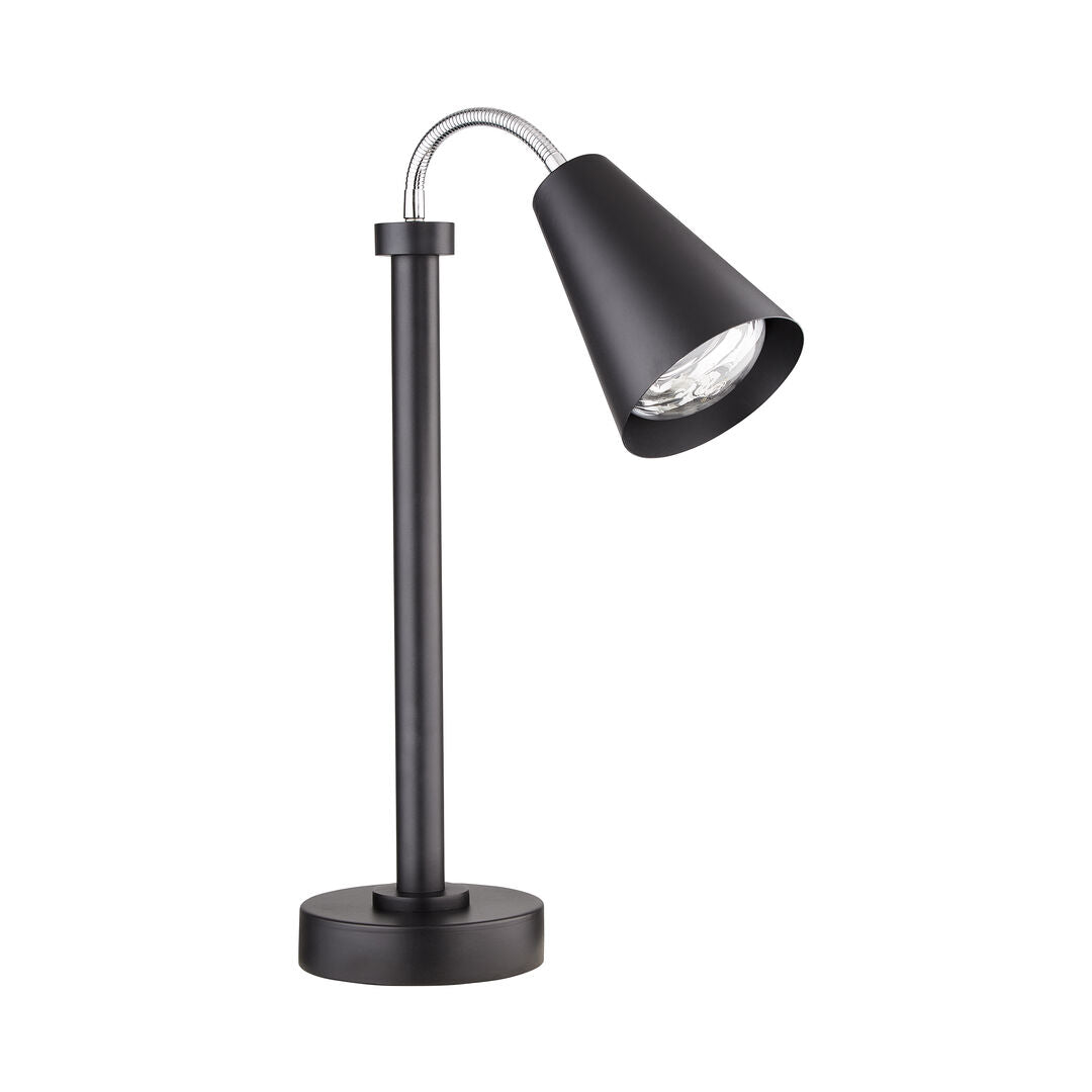 Modern Black Single Heat Lamp 220V UK Plug 55.9cm (22")