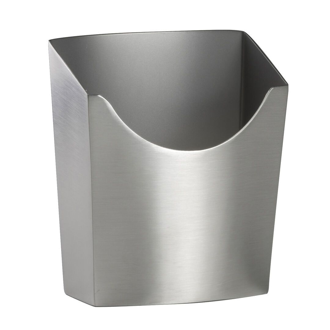 Utopia | Table Presentation | Metal Satin French Fry Cup 8.9 x 7 x 10.8cm 38.4cl (3 1/2 x 2 3/4 x 4 1/4" 13oz) | Bespoke77