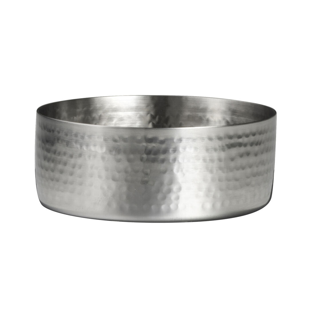 Utopia | Table Presentation | Metal Hammered Shallow Bowl 9.8 x 3.8cm 25.1cl (3 7/8 x 1 1/2" 8 1/2oz) | Bespoke77