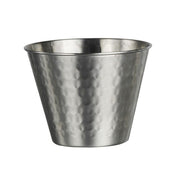 Utopia | Table Presentation | Metal Hammered Fry Cup 10.2 x 7.3cm 35.5cl (4 x 2 7/8" 12oz) | Bespoke77