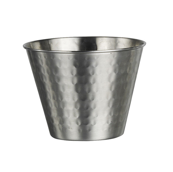 Utopia | Table Presentation | Metal Hammered Fry Cup 10.2 x 7.3cm 35.5cl (4 x 2 7/8" 12oz) | Bespoke77