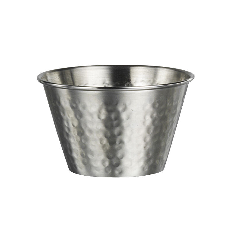 Utopia | Table Presentation | Metal Hammered Large Cup 8.6 x 5.1cm 17.7cl (3 3/8 x 2" 6oz) | Bespoke77