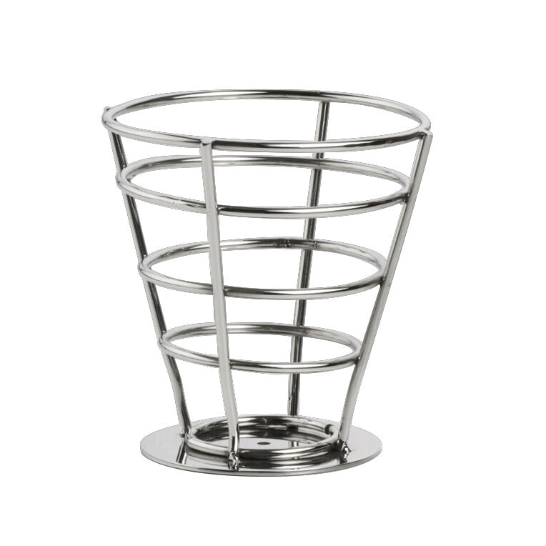 Utopia | Table Presentation | Metal Wire Fry Cone 8.9 x 8.9cm (3 1/2 x 3 1/2") | Bespoke77