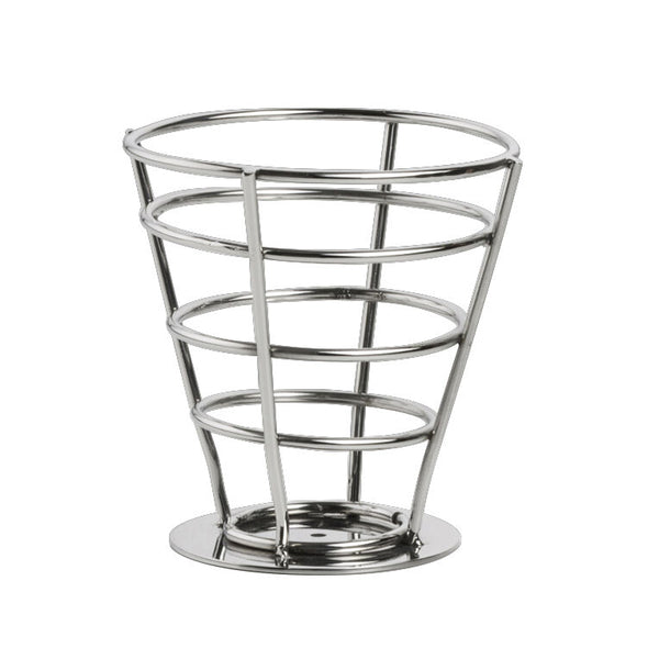 Utopia | Table Presentation | Metal Wire Fry Cone 8.9 x 8.9cm (3 1/2 x 3 1/2") | Bespoke77