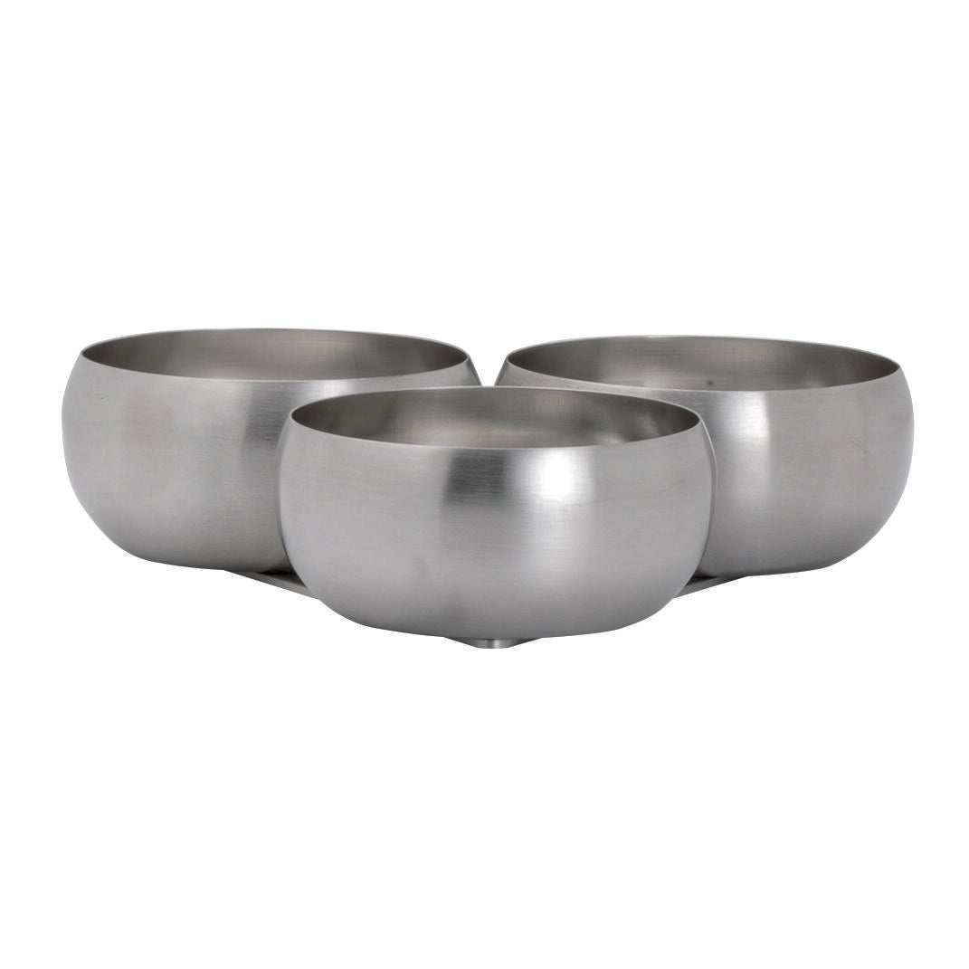 Utopia | Table Presentation | Metal Trio Snack Holder 17.8 x 4.4cm (7 x 1 3/4") | Bespoke77