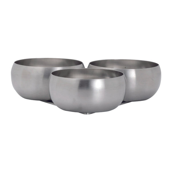 Utopia | Table Presentation | Metal Trio Snack Holder 17.8 x 4.4cm (7 x 1 3/4") | Bespoke77