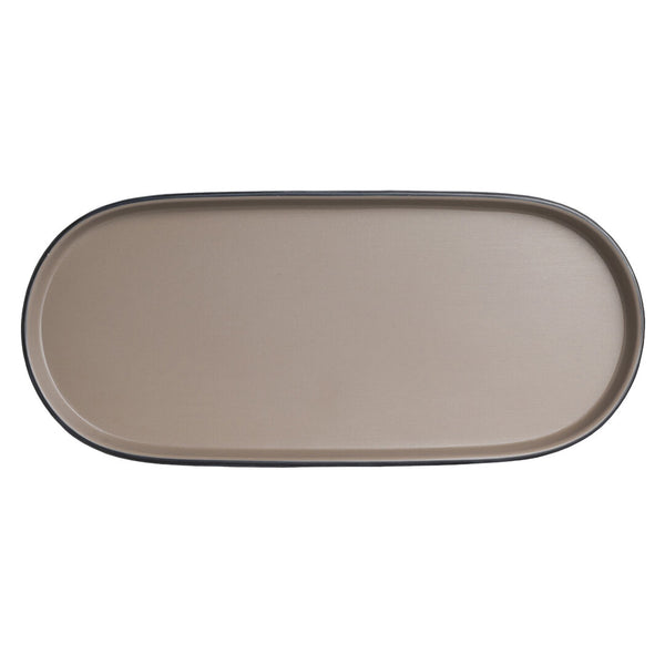 Utopia | Tableware | Baja Sandstone Oval Tray 29.2cm (11 1/2") | Bespoke77