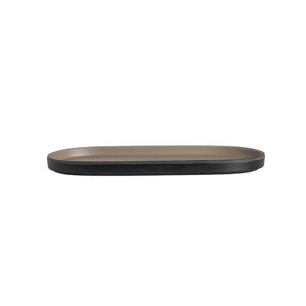 Utopia | Tableware | Baja Sandstone Oval Tray 29.2cm (11 1/2") | Bespoke77