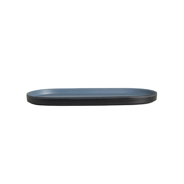Utopia | Tableware | Baja Lagoon Oval Tray 29.2cm (11 1/2") | Bespoke77