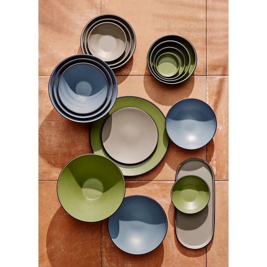 Utopia | Tableware | Baja Lagoon Oval Tray 29.2cm (11 1/2") | Bespoke77