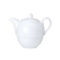 Utopia | Tableware | Coupe Tea For One Teapot 12.4cm 46cl (5" 16oz) | Bespoke77