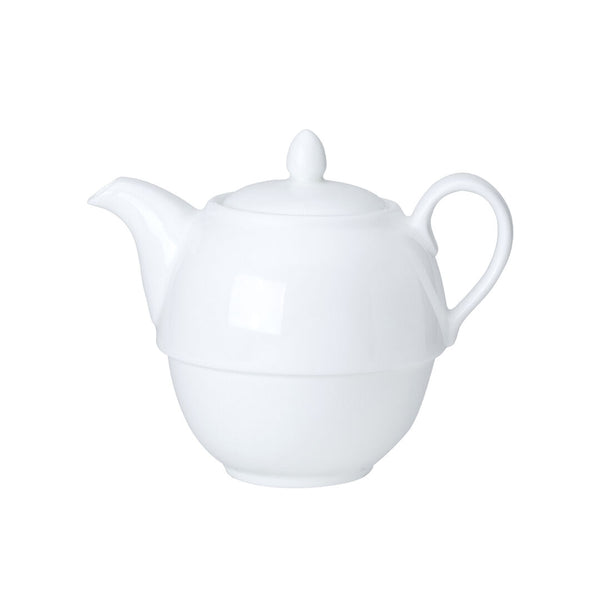 Utopia | Tableware | Coupe Tea For One Teapot 12.4cm 46cl (5" 16oz) | Bespoke77