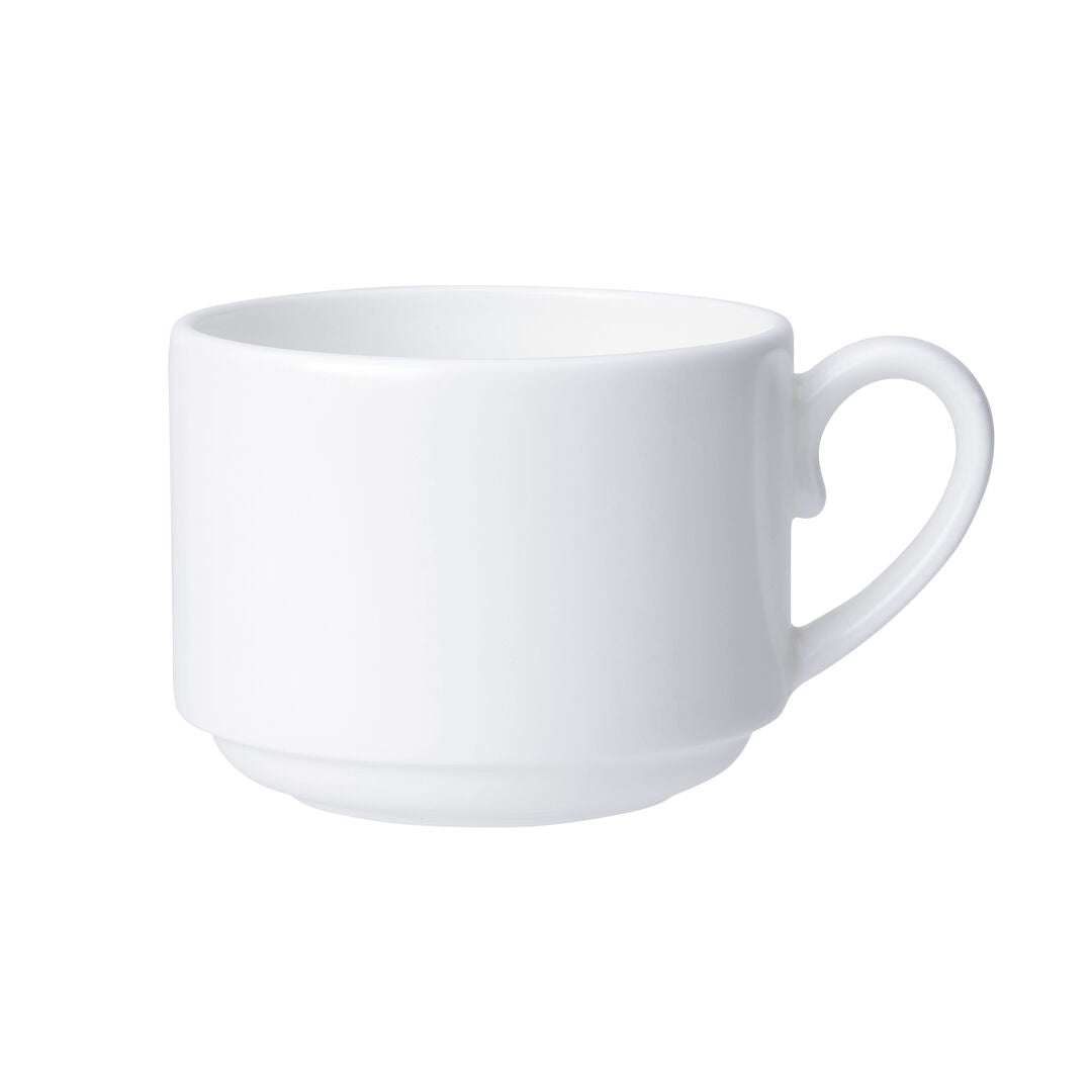 Utopia | Tableware | Banqueting Stacking Cup 21.25cl (7 1/2oz) Fits AND0107 | Bespoke77