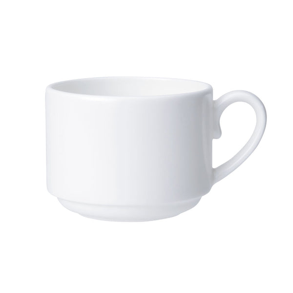 Utopia | Tableware | Banqueting Stacking Cup 21.25cl (7 1/2oz) Fits AND0107 | Bespoke77
