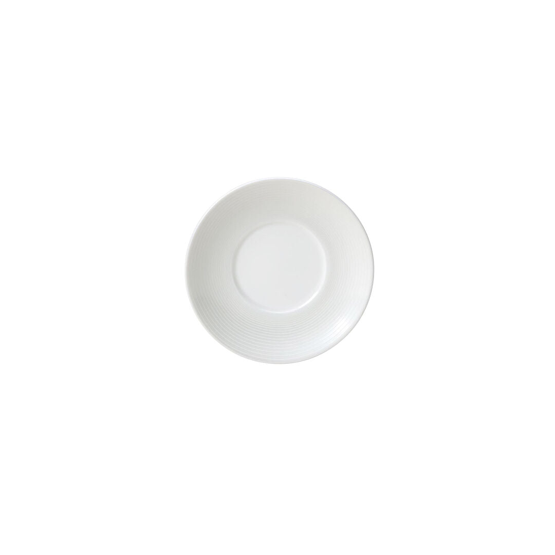 Utopia | Tableware | Spiro Coupe Espresso Saucer 12cm (4 3/4") Fits AND0112 | Bespoke77
