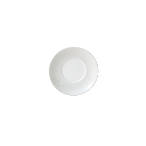 Utopia | Tableware | Spiro Coupe Espresso Saucer 12cm (4 3/4") Fits AND0112 | Bespoke77