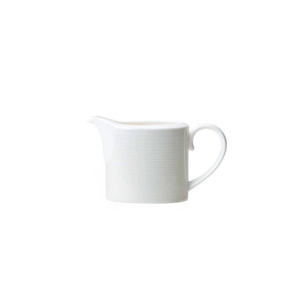 Utopia | Tableware | Spiro Coupe Milk Jug 9cm 22cl (3 1/2" 7 3/4oz) | Bespoke77