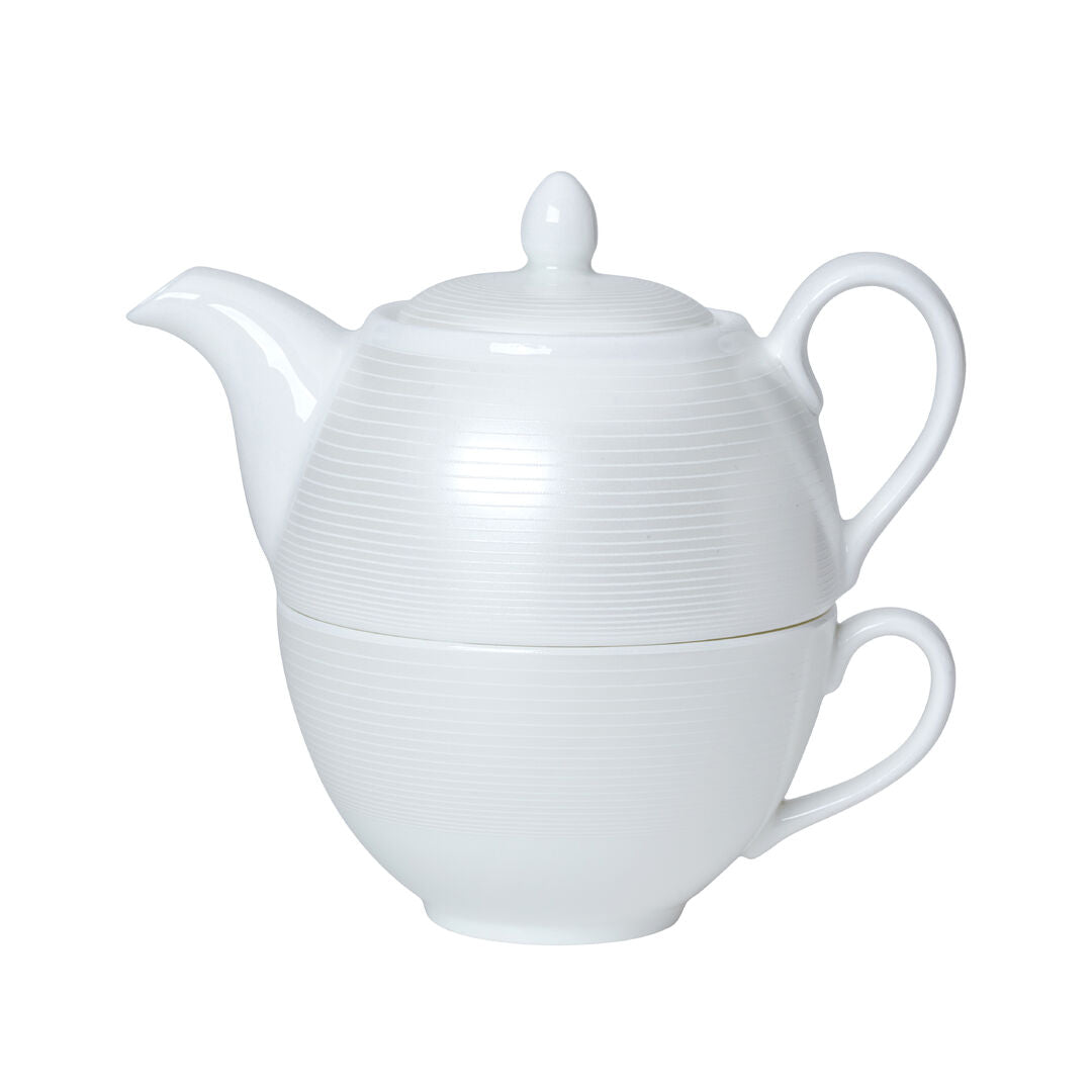 Utopia | Tableware | Spiro Coupe Tea For One Set | Bespoke77