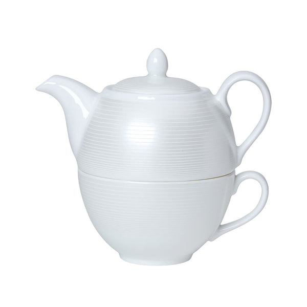 Utopia | Tableware | Spiro Coupe Tea For One Set | Bespoke77