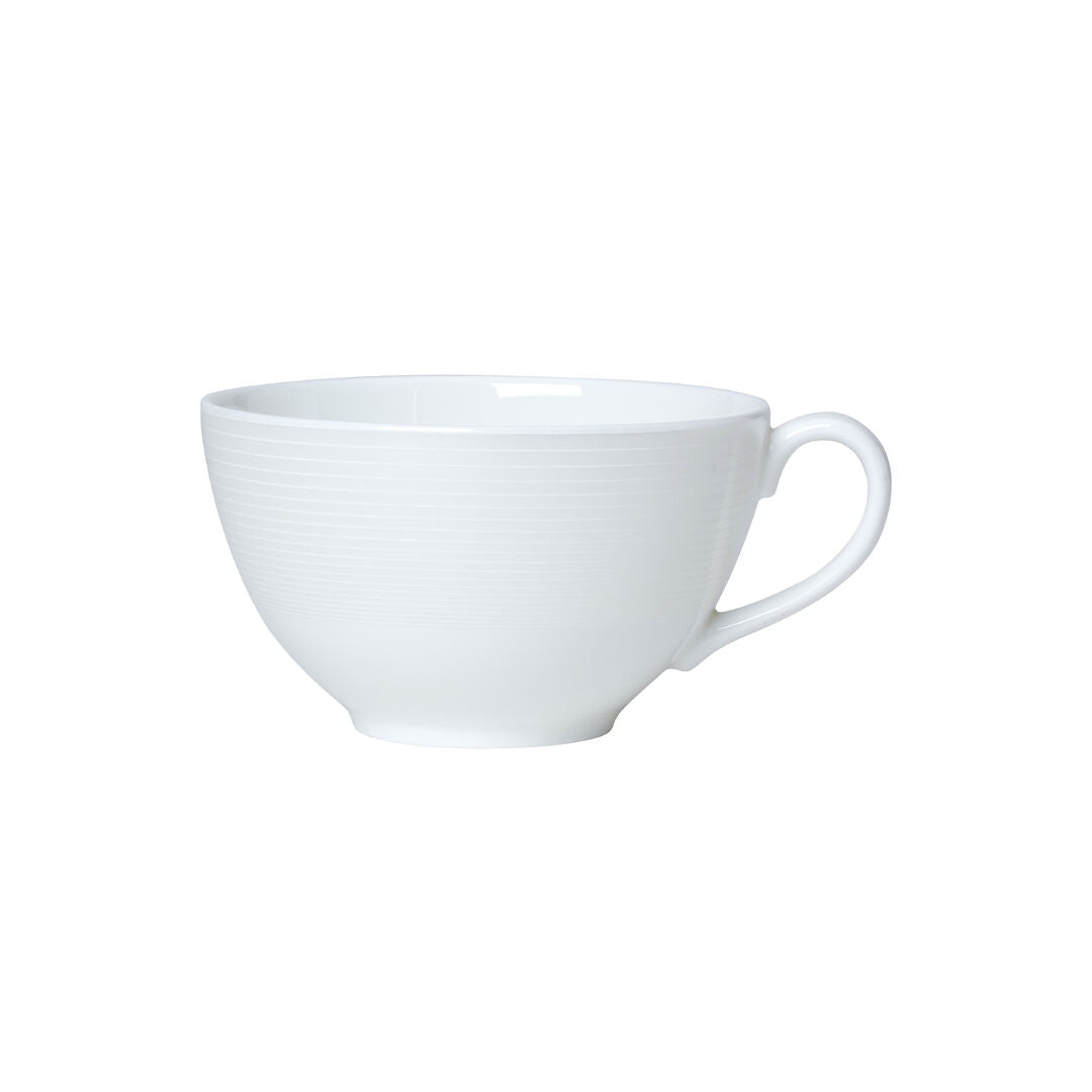 Utopia | Tableware | Spiro Coupe Tea For One Cup 6cm 26cl (2 1/2" 9oz) | Bespoke77