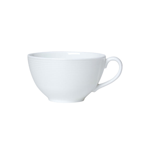 Utopia | Tableware | Spiro Coupe Tea For One Cup 6cm 26cl (2 1/2" 9oz) | Bespoke77