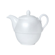 Utopia | Tableware | Spiro Coupe Tea For One Teapot 12.4cm 46cl (5" 16oz) | Bespoke77