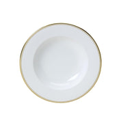 Utopia | Tableware | Burnished Gold Classic Rim Bowl 22cm 22.5cl (8 3/4" 8oz) | Bespoke77